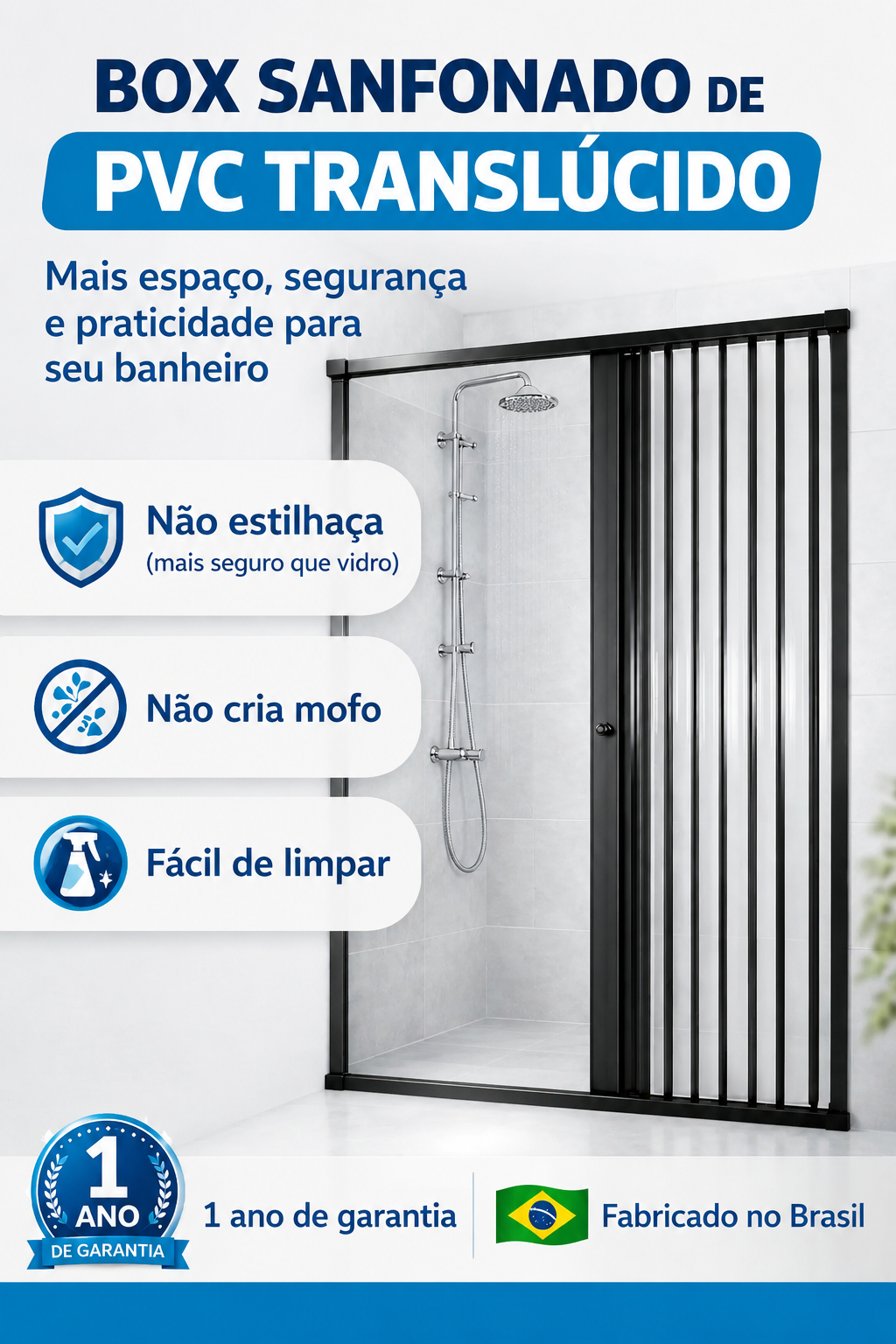 Informações sobre BoxFlex™ Retrátil Sanfonado PVC